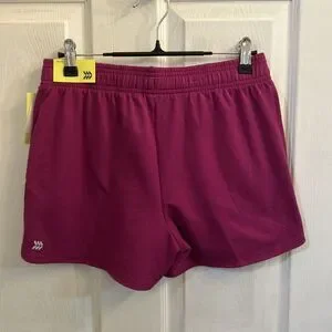 Short Fille SO – Taille 14, Magenta/violet, Taille Ajustable, 100% Coton